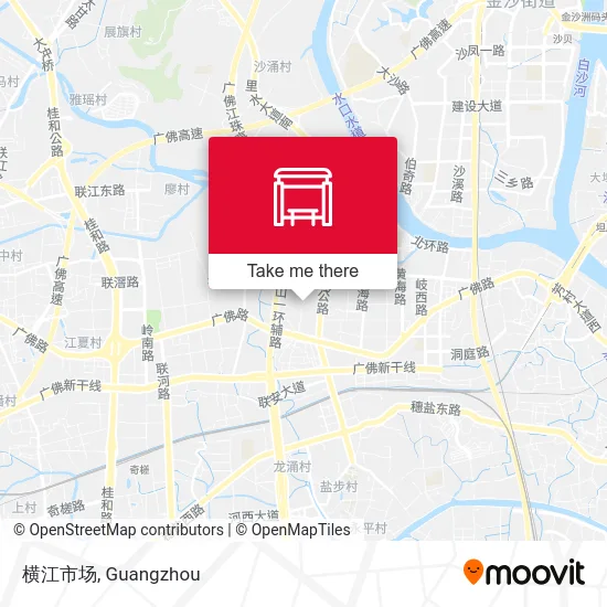 横江市场 map