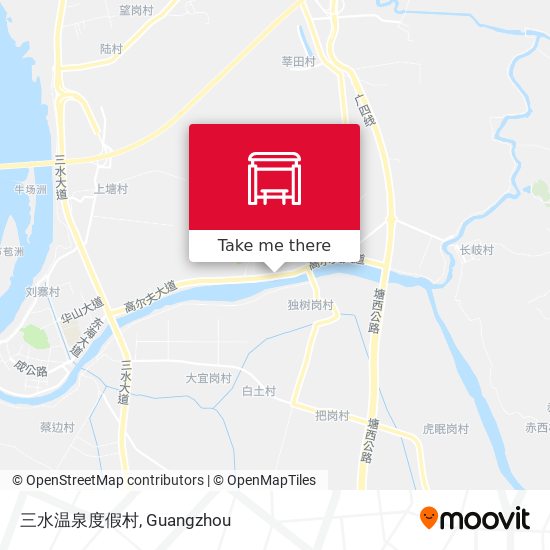 三水温泉度假村 map