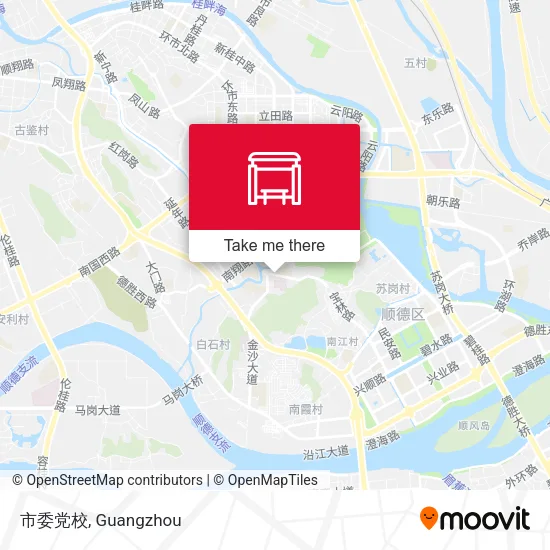 市委党校 map