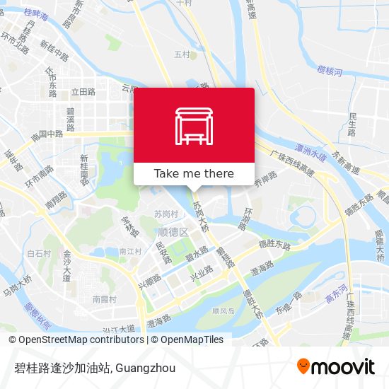 碧桂路逢沙加油站 map