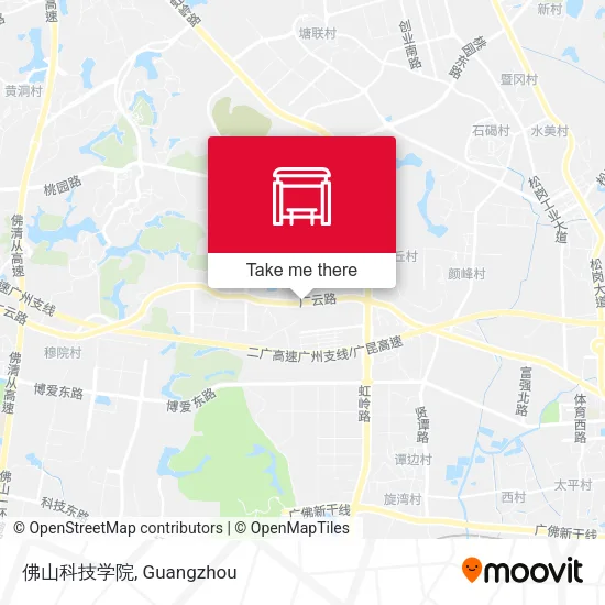 佛山科技学院 map