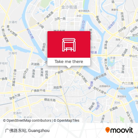 广佛路东站 map