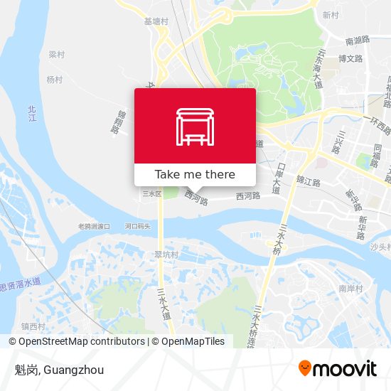魁岗 map