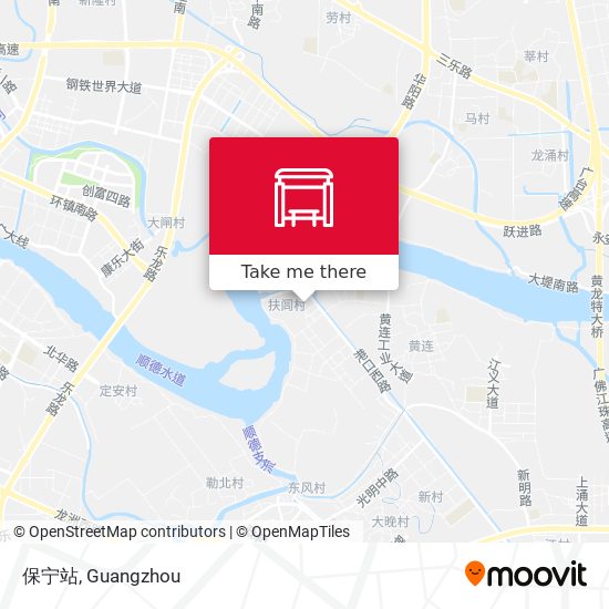保宁站 map