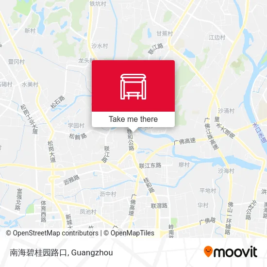 南海碧桂园路口 map