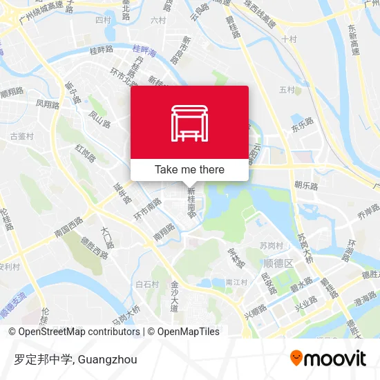 罗定邦中学 map