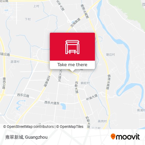 雍翠新城 map