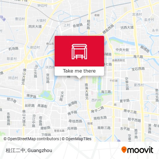 桂江二中 map