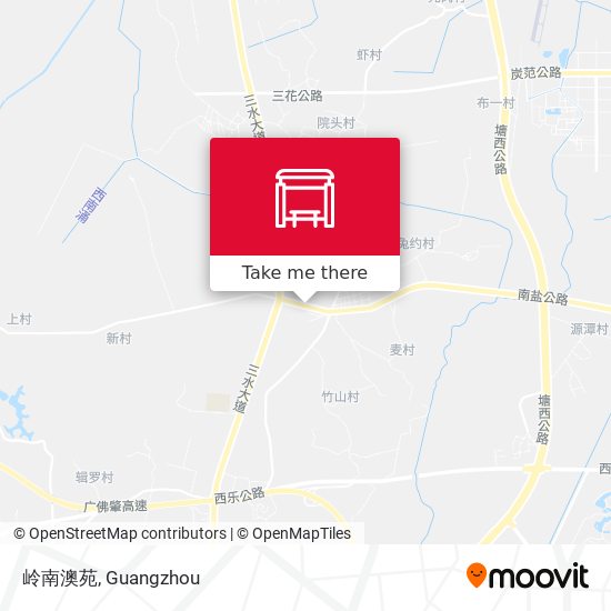岭南澳苑 map