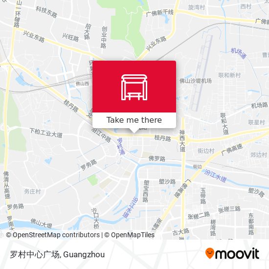 罗村中心广场 map