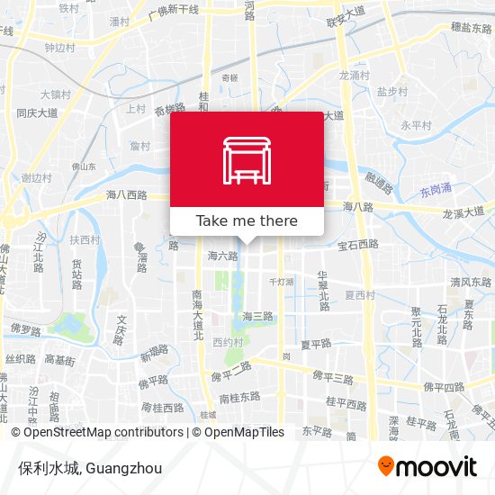 保利水城 map