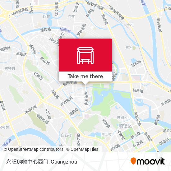 永旺购物中心西门 map