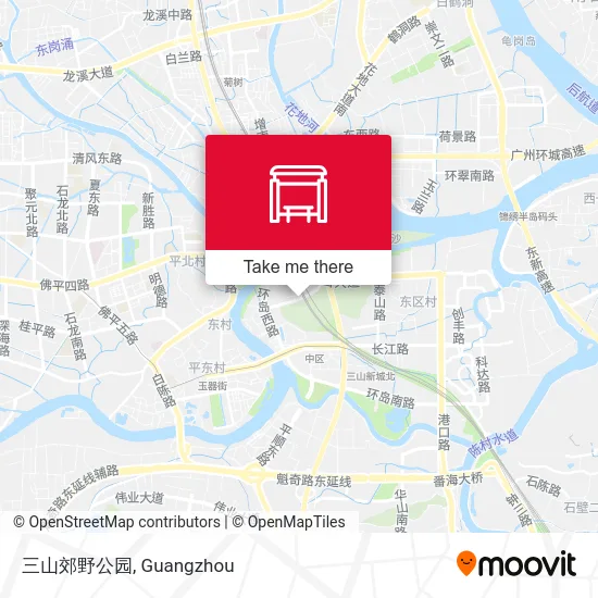 三山郊野公园 map