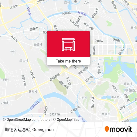 顺德客运总站 map