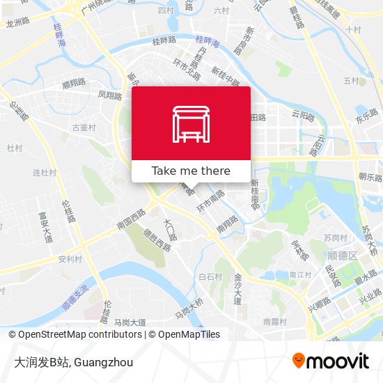 大润发B站 map
