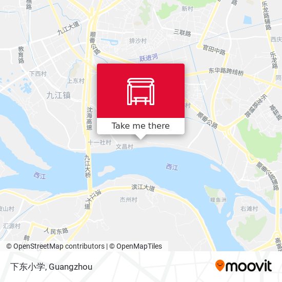 下东小学 map