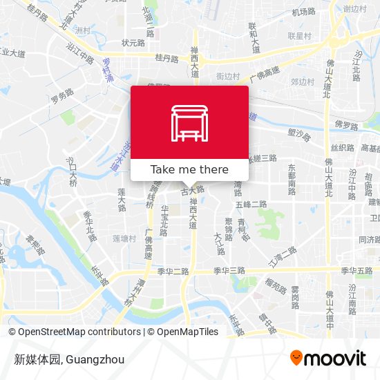 新媒体园 map