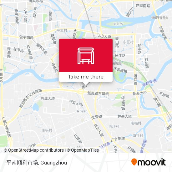 平南顺利市场 map