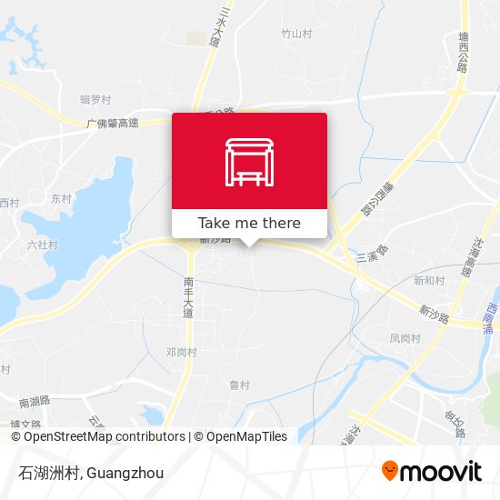 石湖洲村 map