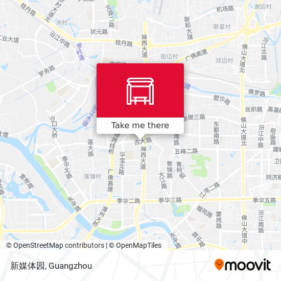 新媒体园 map