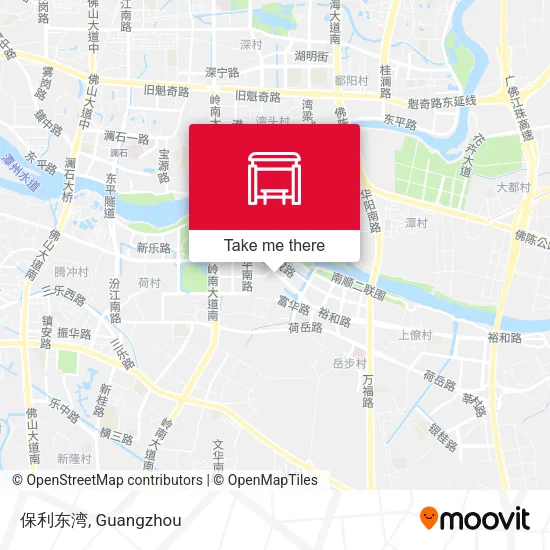 保利东湾 map