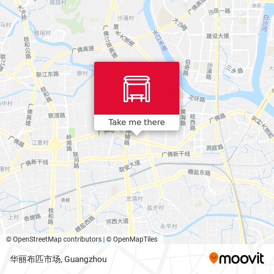 华丽布匹市场 map