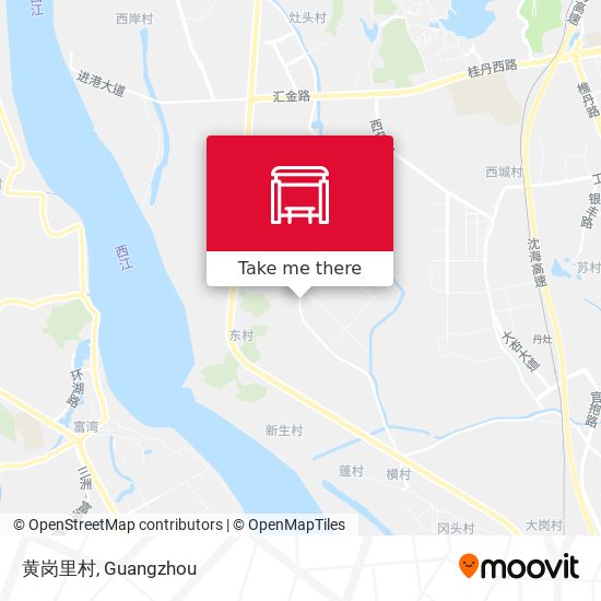 黄岗里村 map