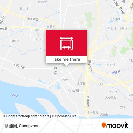 洛浦园 map