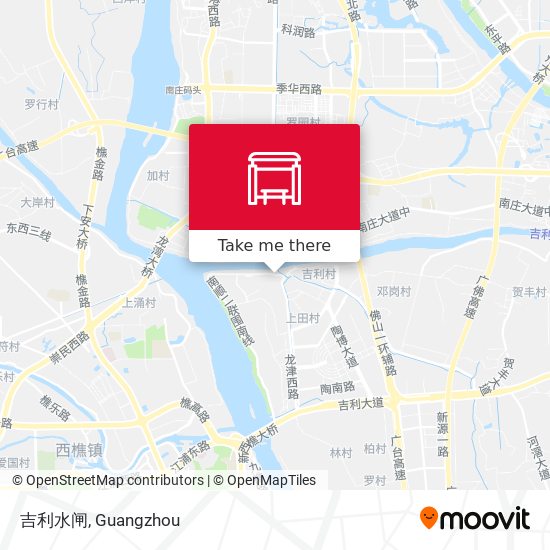 吉利水闸 map
