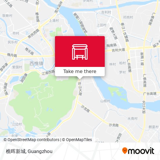 樵晖新城 map