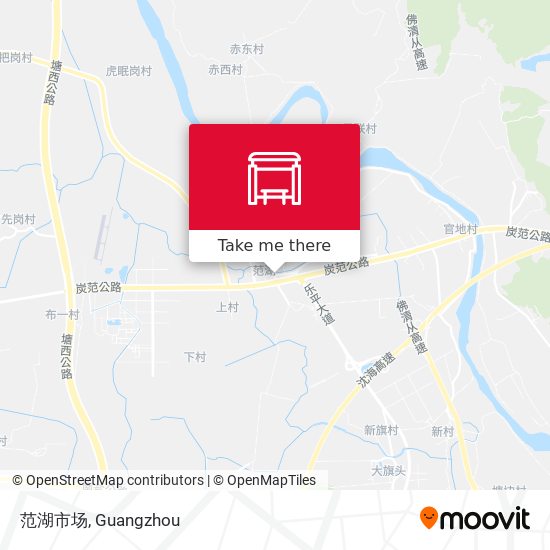 范湖市场 map