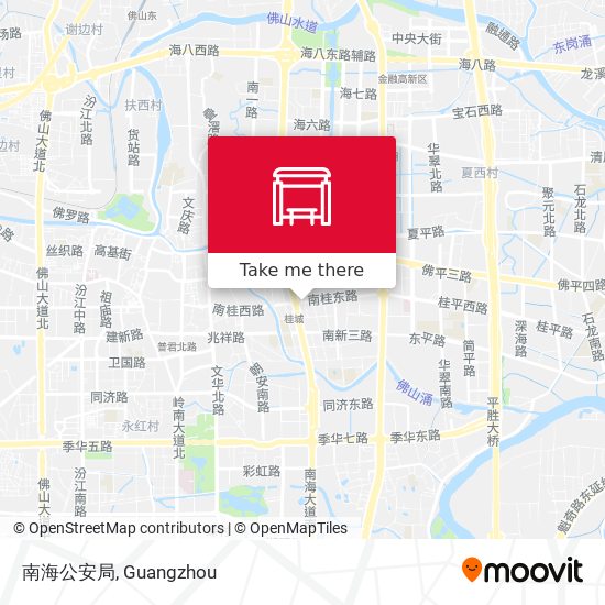 南海公安局 map