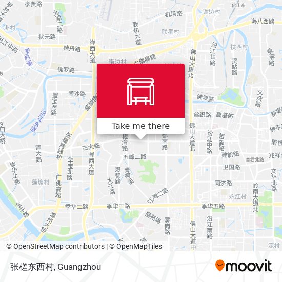 张槎东西村 map