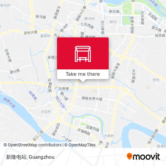 新隆电站 map