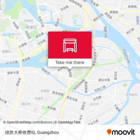 德胜大桥收费站 map