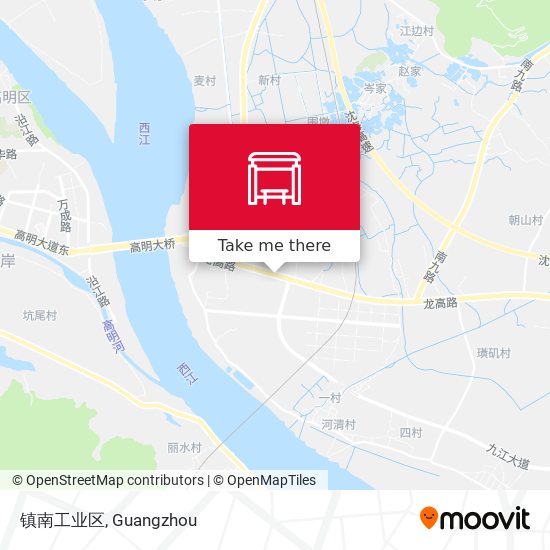镇南工业区 map