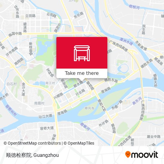 顺德检察院 map