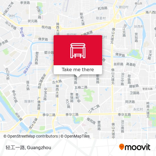 轻工一路 map