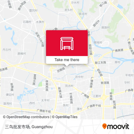 三鸟批发市场 map