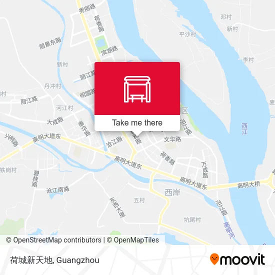 荷城新天地 map