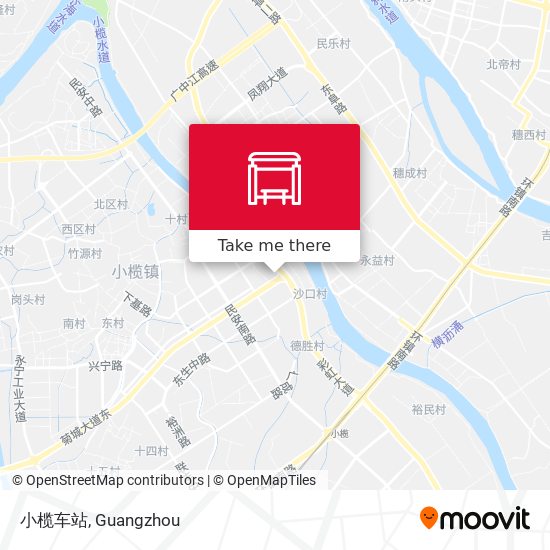 小榄车站 map