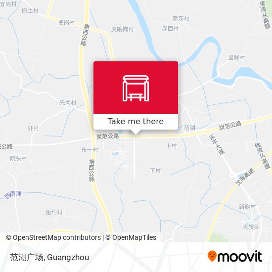 范湖广场 map