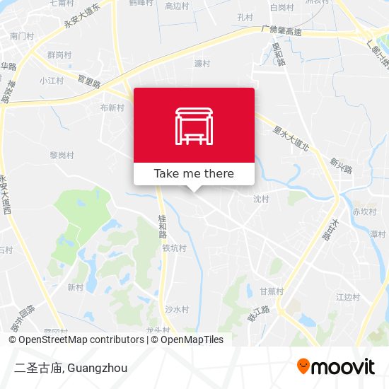 二圣古庙 map