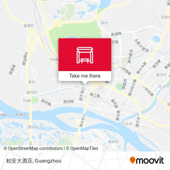 柏安大酒店 map