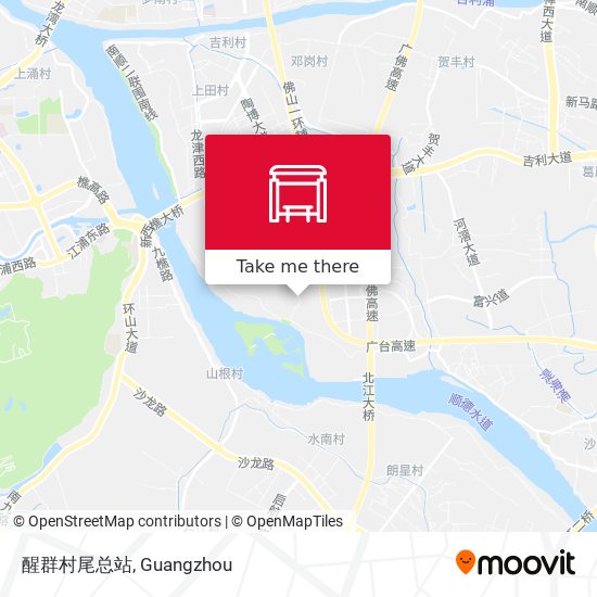 醒群村尾总站 map