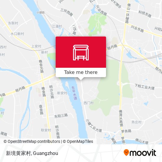 新境黄家村 map