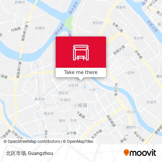 北区市场 map