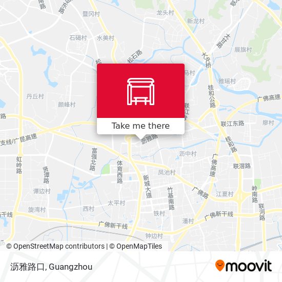 沥雅路口 map