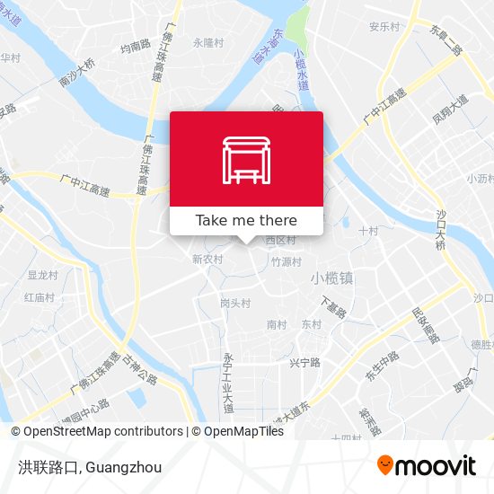 洪联路口 map