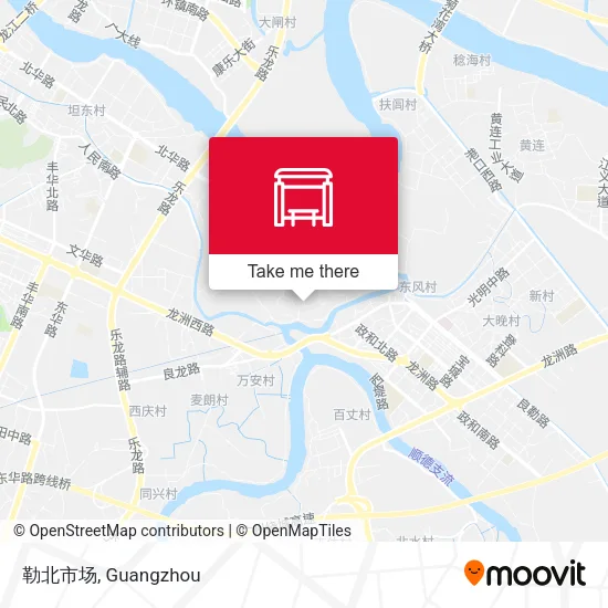 勒北市场 map